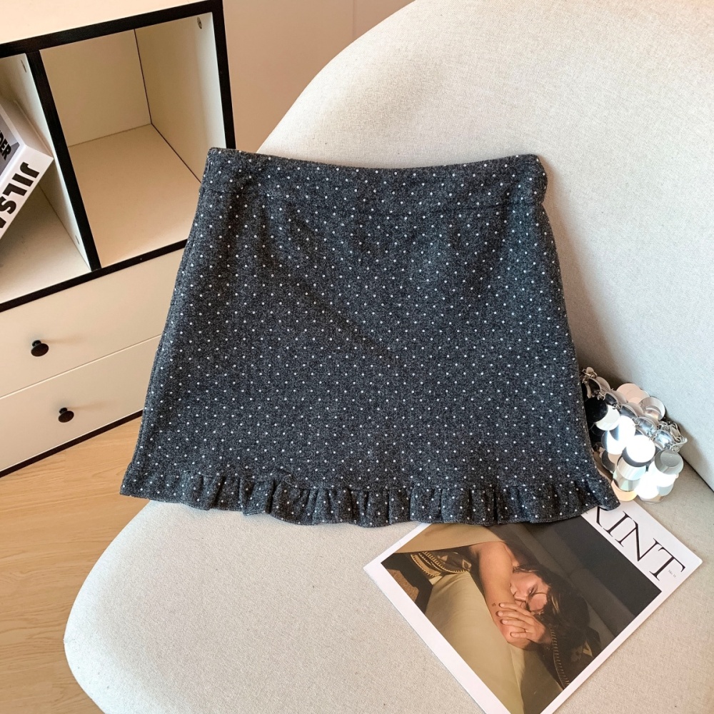 All-match A-line skirt high waist short skirt for women