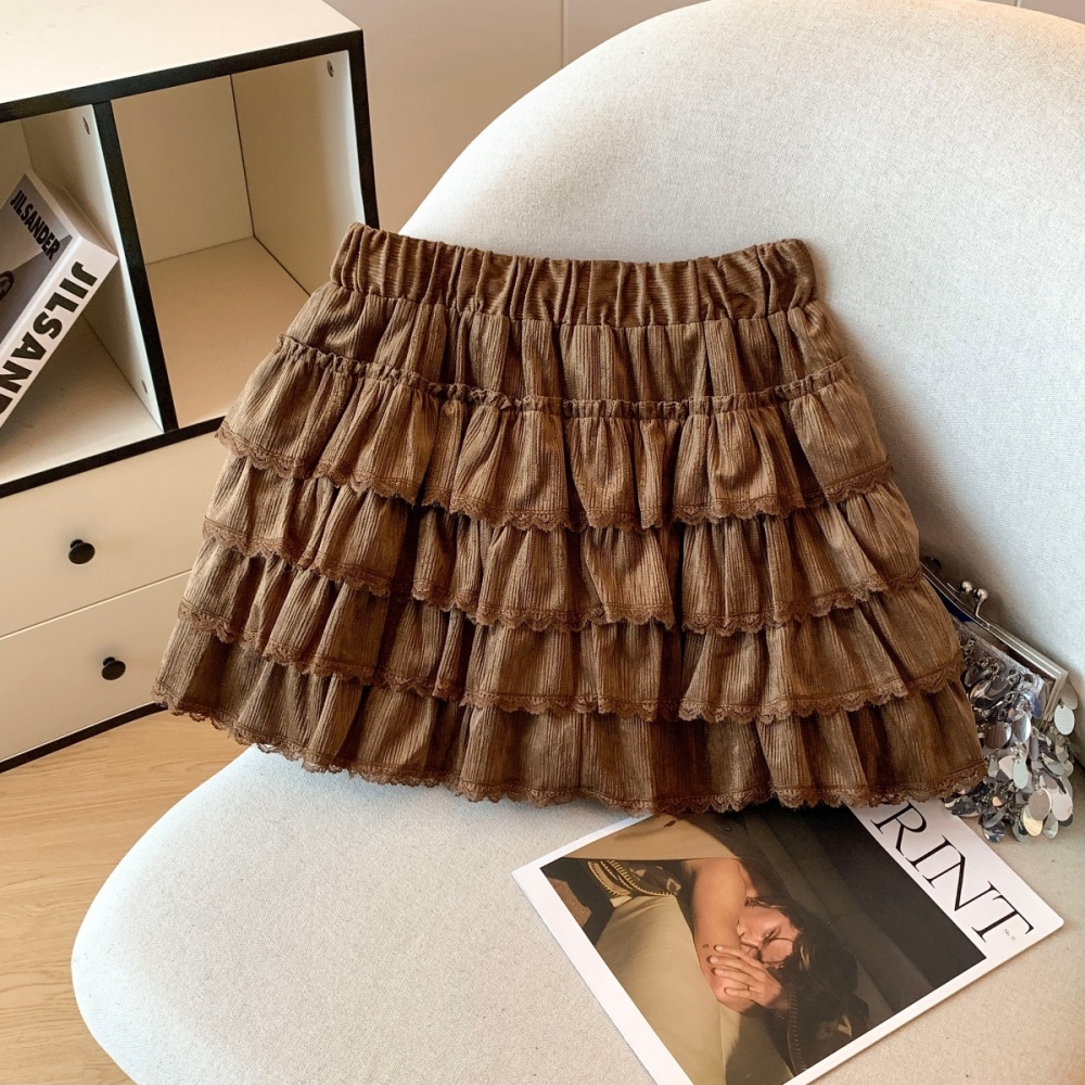 Autumn and winter short skirt sweet skirt for women