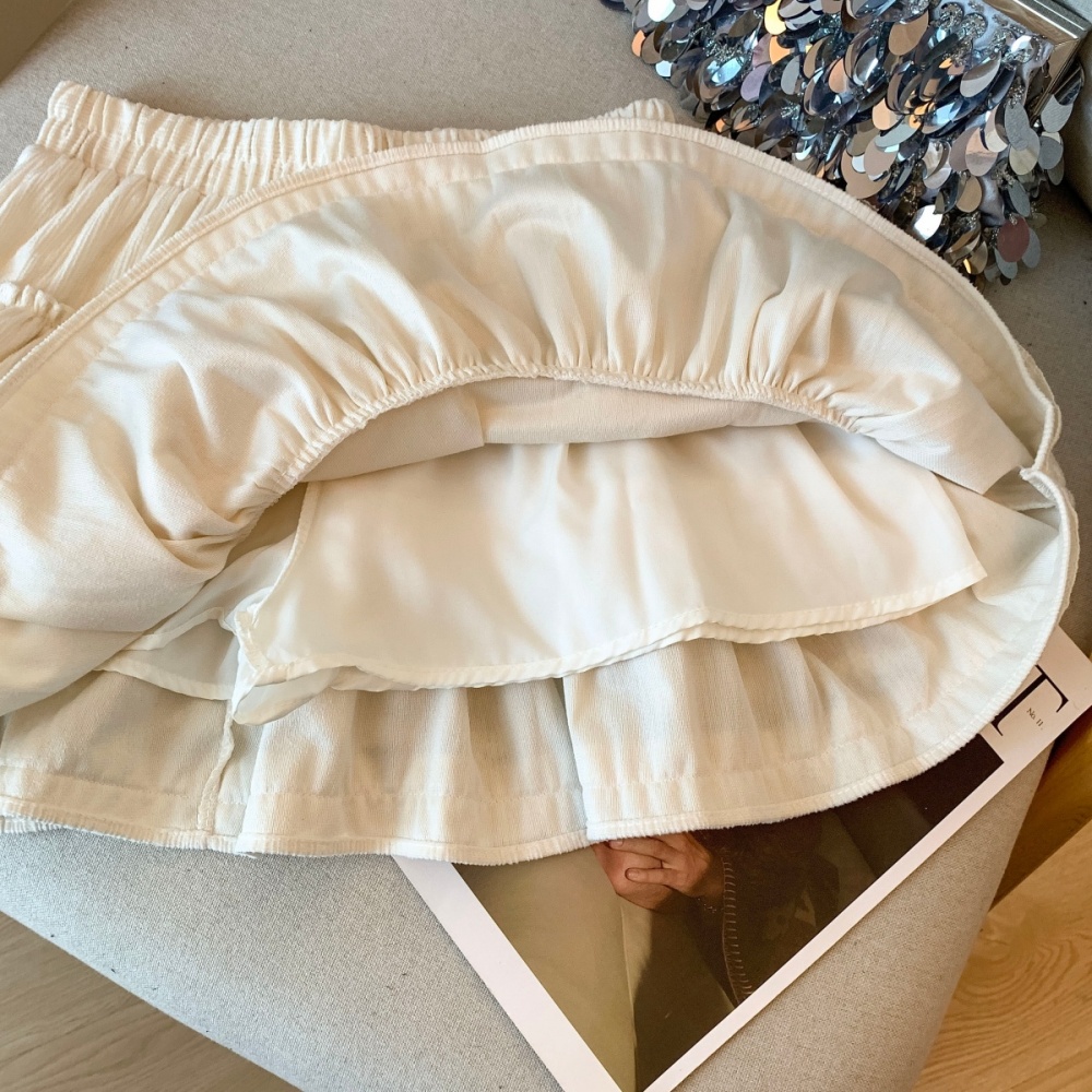 Lace maiden short skirt high waist skirt for women