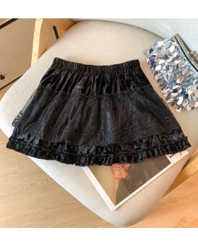 Thick and disorderly short skirt skirt for women
