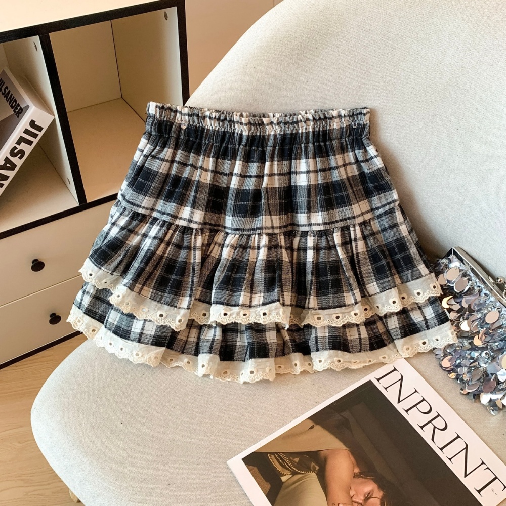 A-line short skirt bow skirt for women