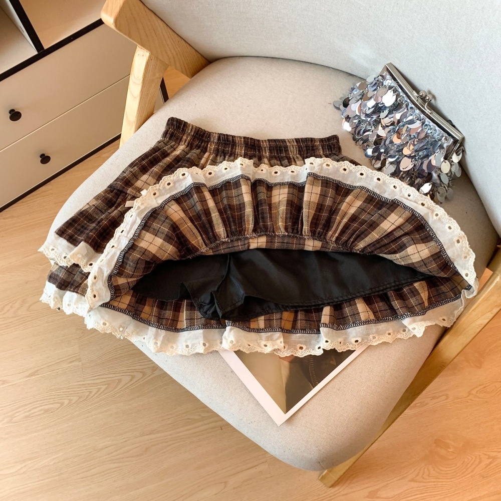 A-line short skirt bow skirt for women