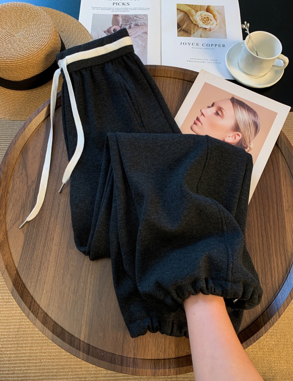 Winter thick trousers plus velvet pants for women