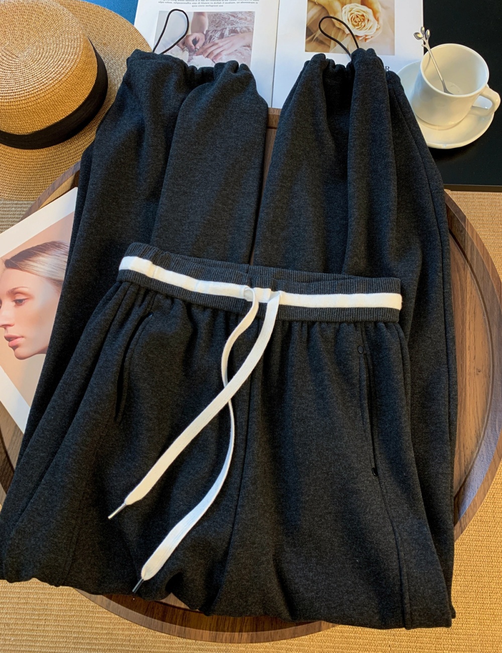 Winter thick trousers plus velvet pants for women