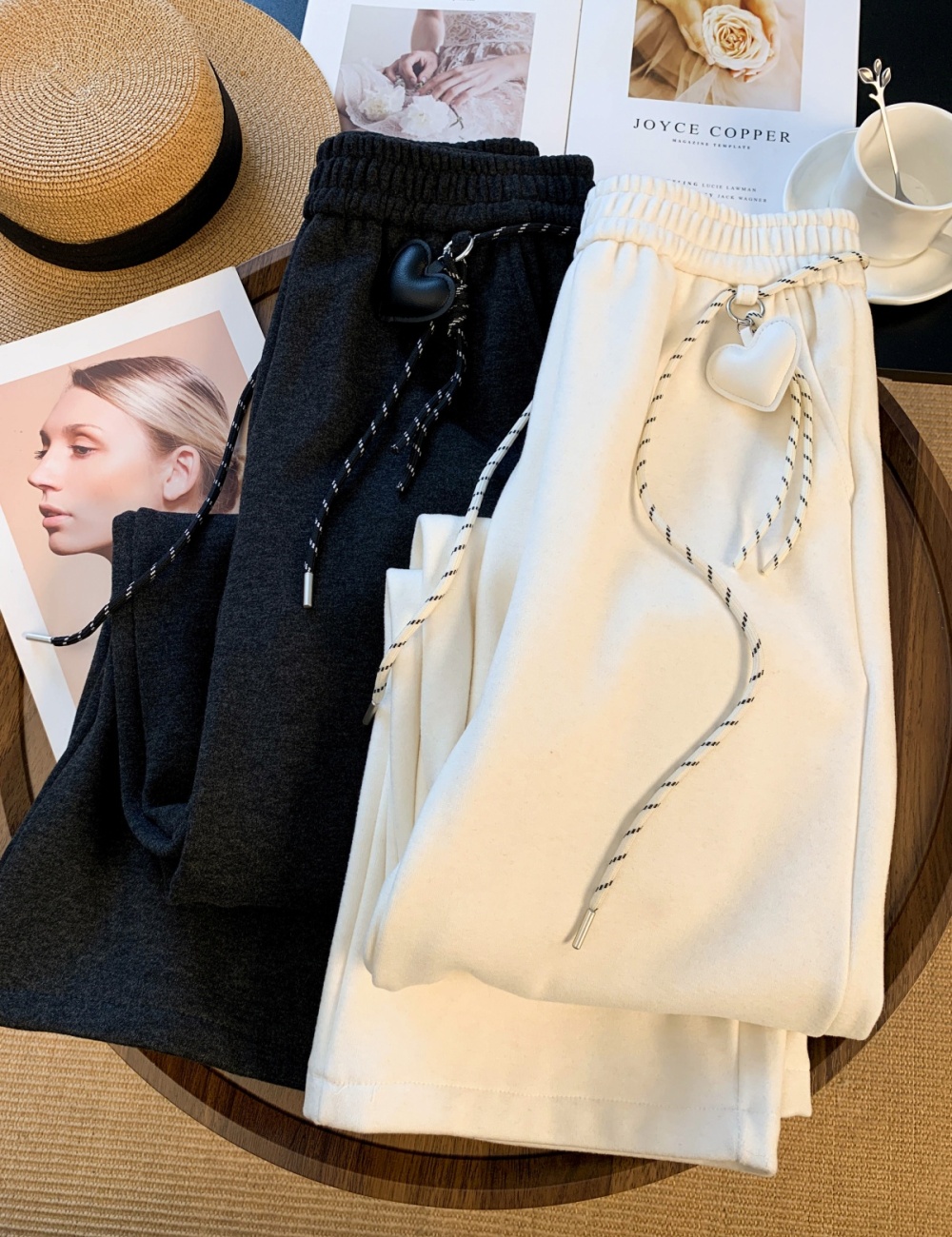 Thick sweatpants plus velvet trousers for women