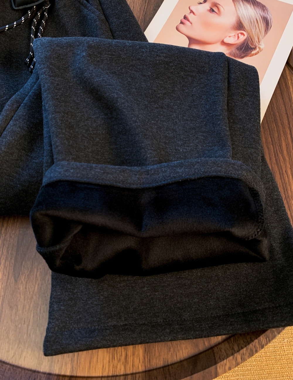 Thick sweatpants plus velvet trousers for women