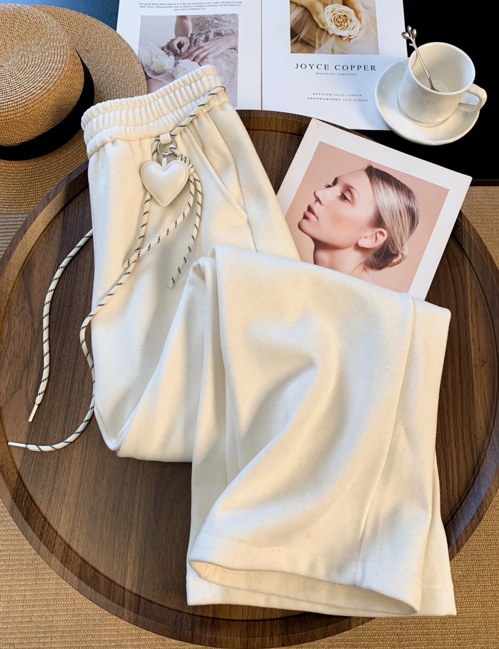 Thick sweatpants plus velvet trousers for women