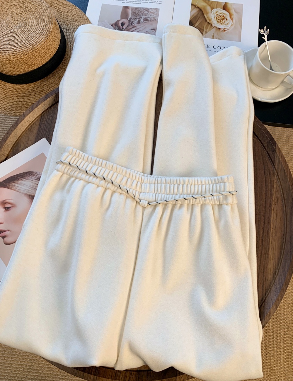 Thick sweatpants plus velvet trousers for women