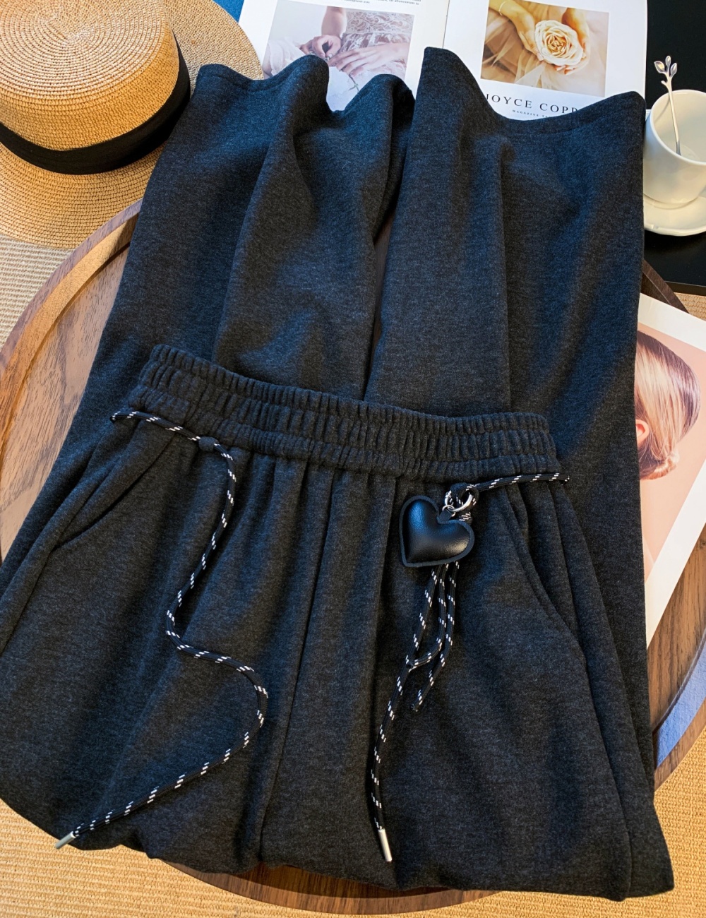 Thick sweatpants plus velvet trousers for women