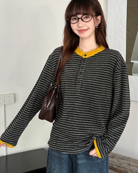 Autumn and winter bottoming shirt loose T-shirt for women