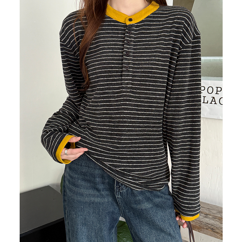 Autumn and winter bottoming shirt loose T-shirt for women