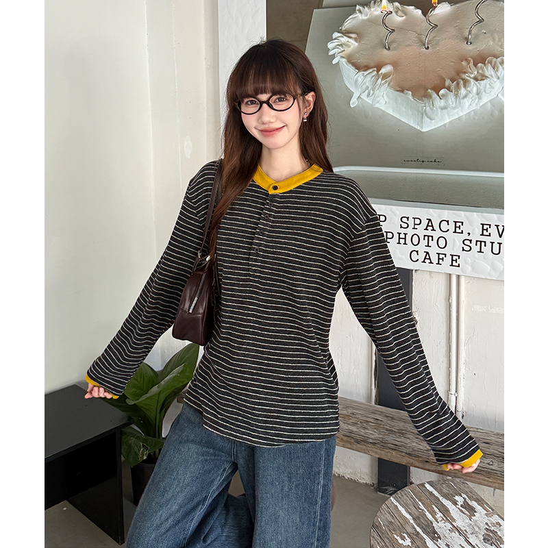 Autumn and winter bottoming shirt loose T-shirt for women