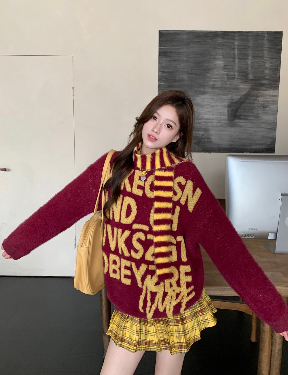 Slim autumn and winter sweater thermal tops for women