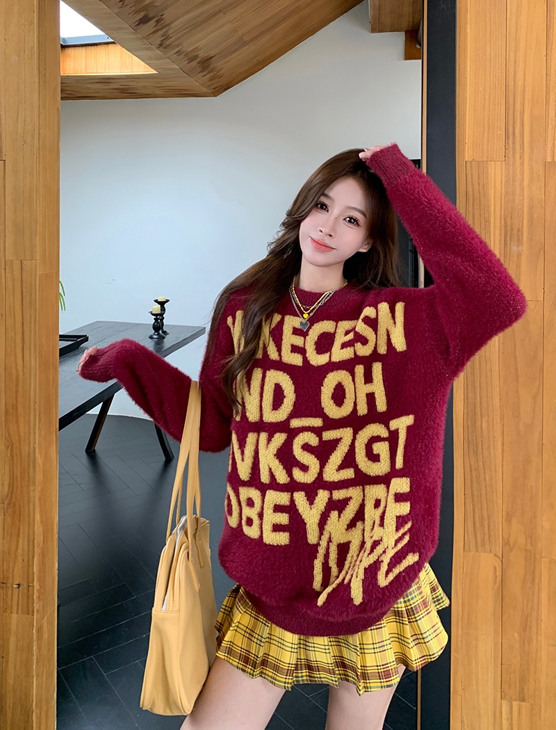 Slim autumn and winter sweater thermal tops for women