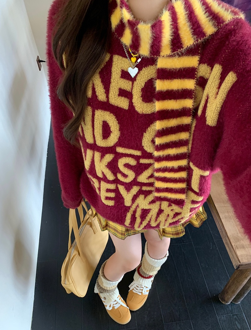 Slim autumn and winter sweater thermal tops for women