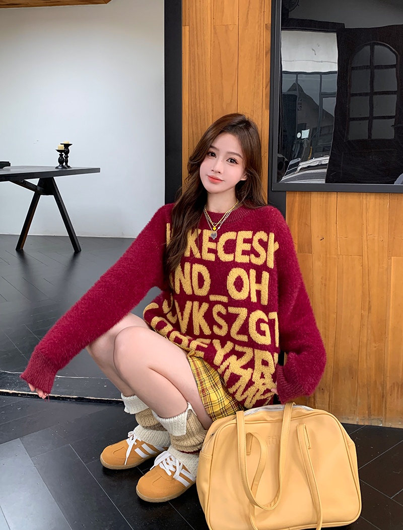 Slim autumn and winter sweater thermal tops for women