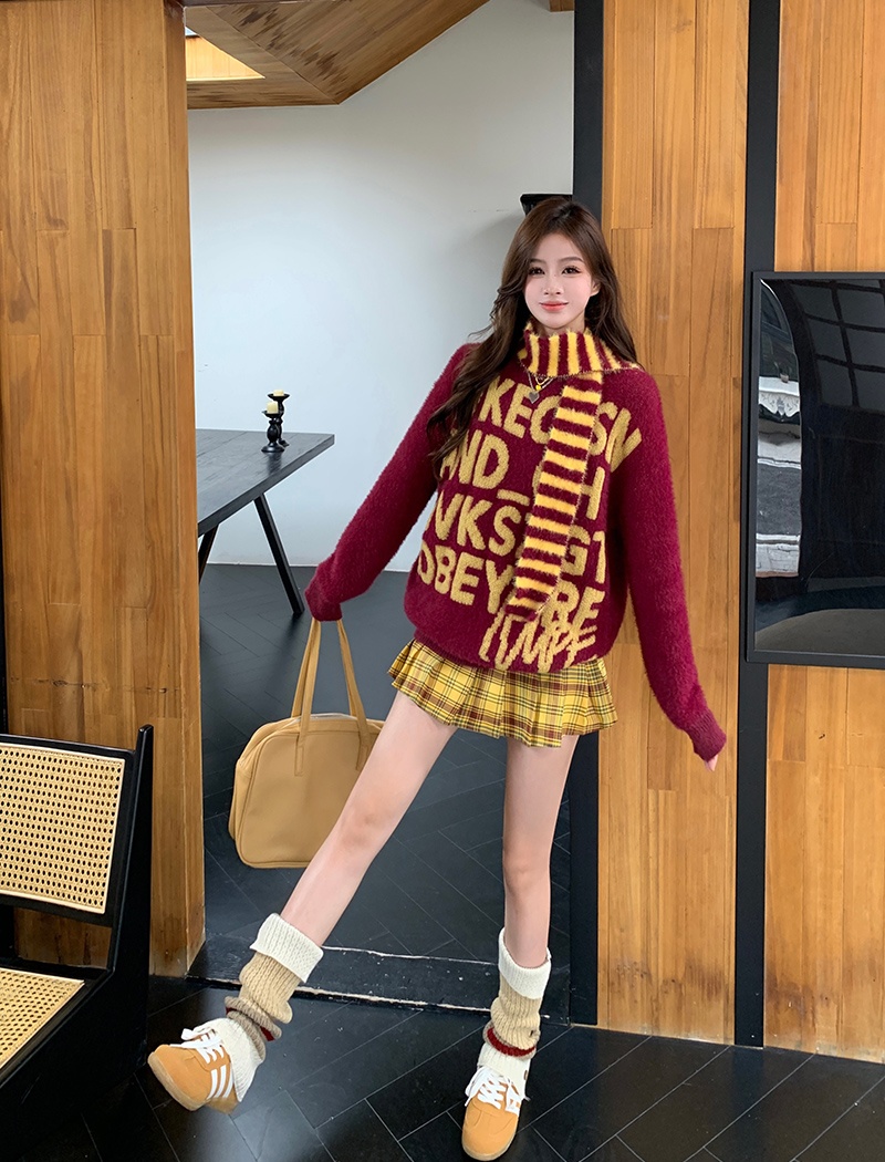 Slim autumn and winter sweater thermal tops for women