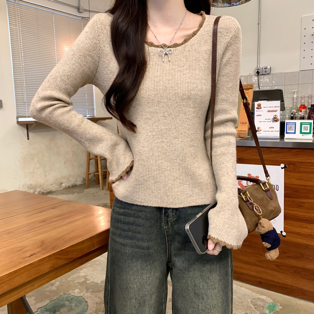 Autumn and winter tops bottoming shirt for women