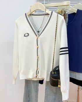 Thermal long sleeve tops autumn and winter cardigan