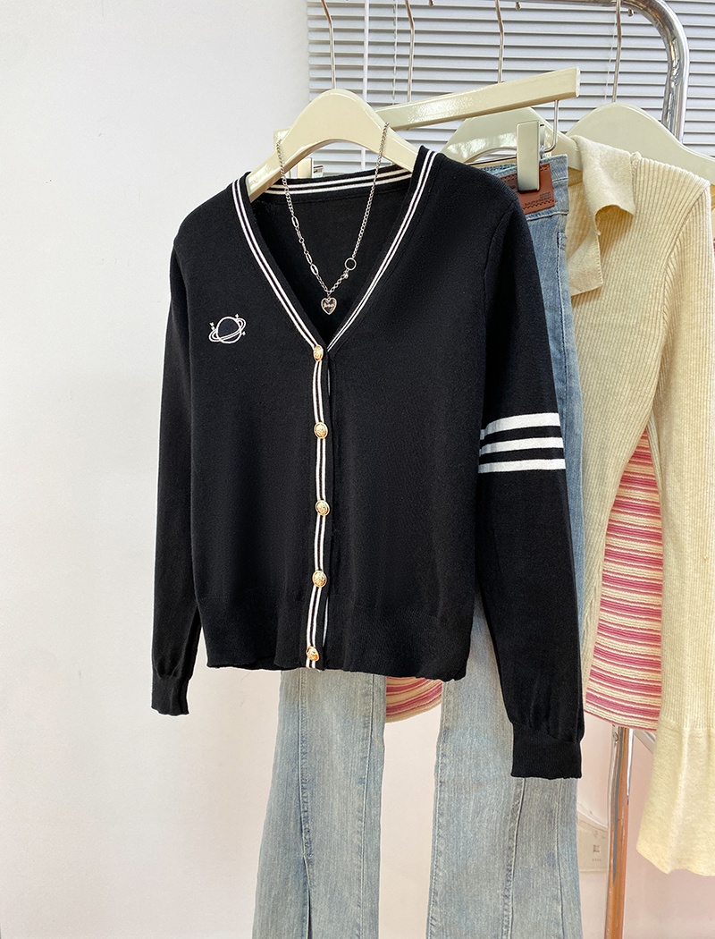 Thermal long sleeve tops autumn and winter cardigan