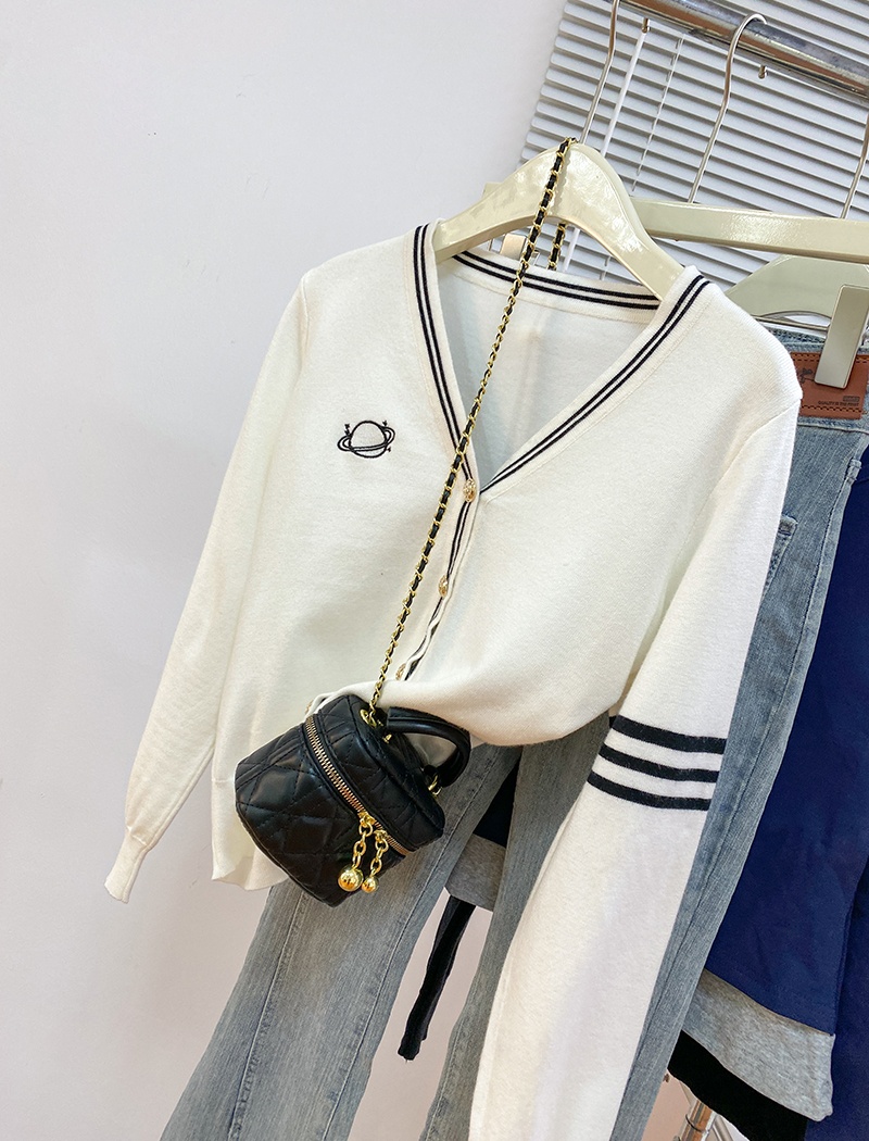 Thermal long sleeve tops autumn and winter cardigan