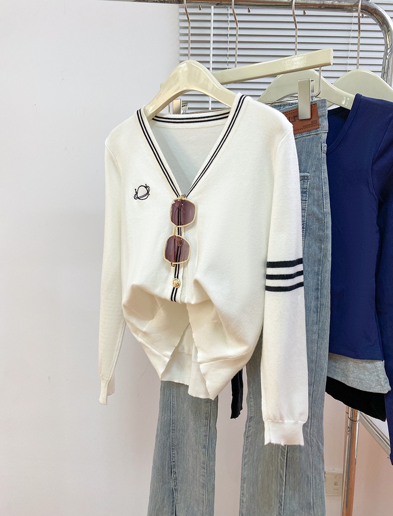 Thermal long sleeve tops autumn and winter cardigan