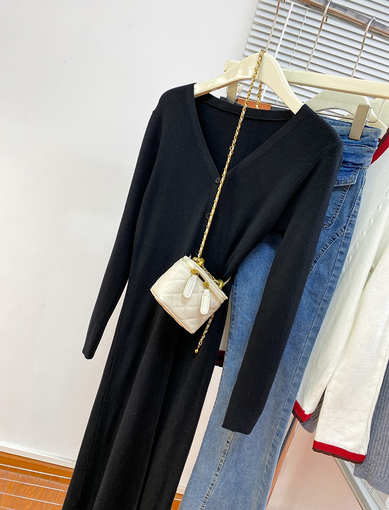 Long sweater autumn and winter tops for women