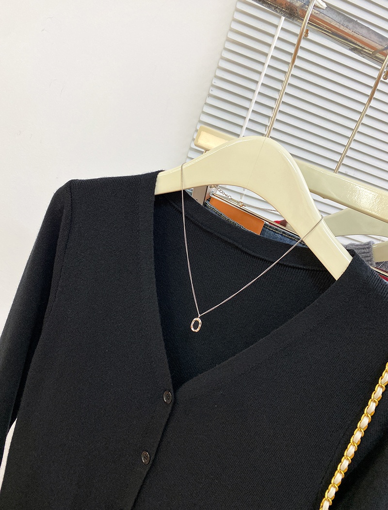 Long sweater autumn and winter tops for women