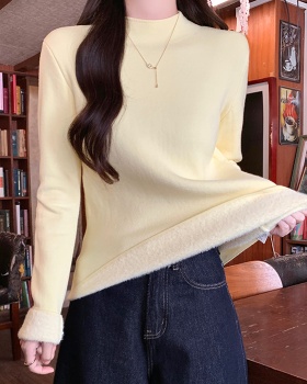 Half high collar T-shirt bottoming shirt for women