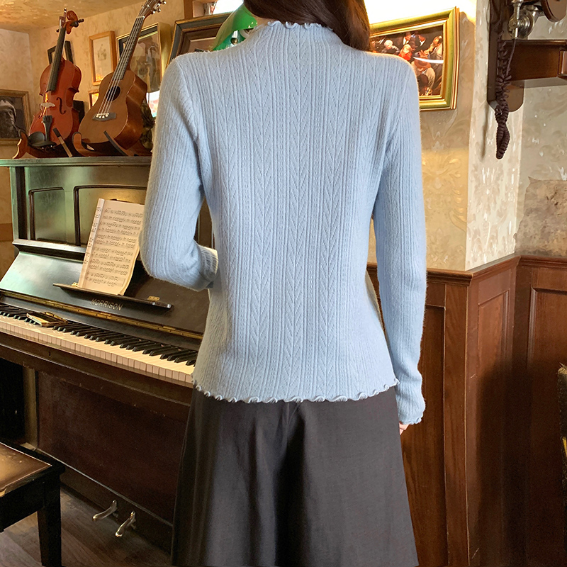 Thick bottoming shirt long sleeve T-shirt for women