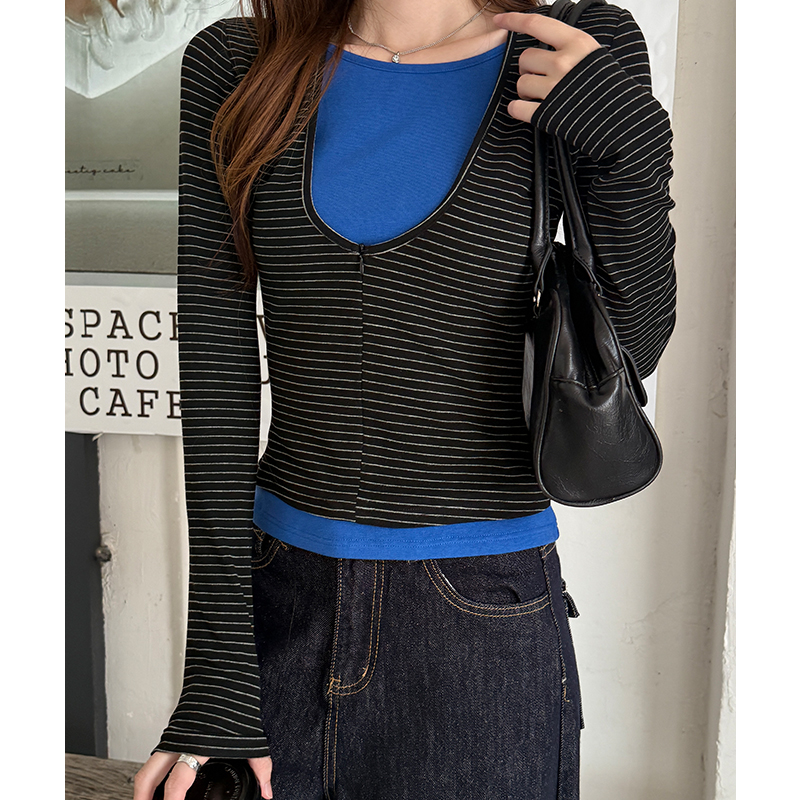 Inside the ride T-shirt bottoming shirt for women