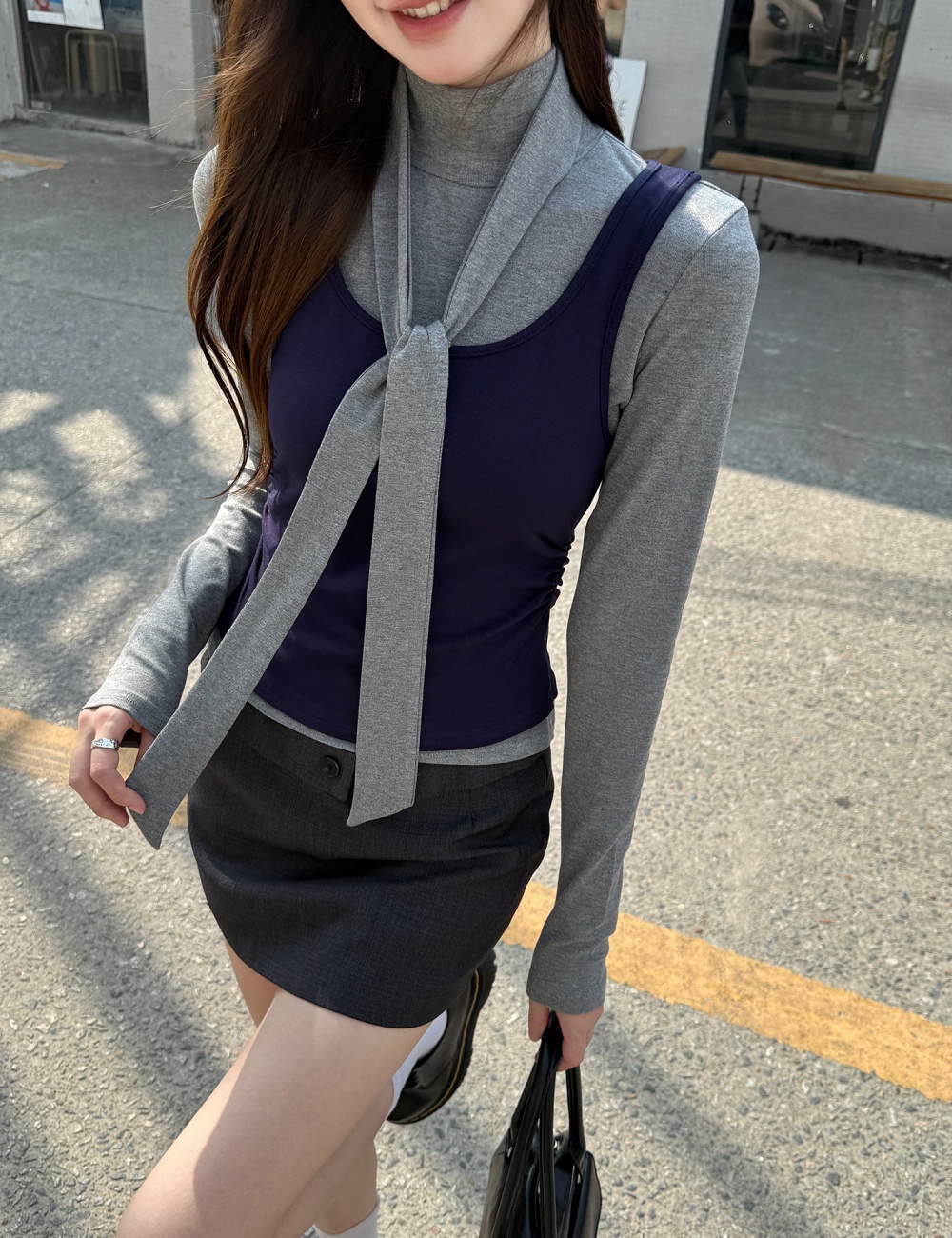 College style autumn T-shirt 2pcs set