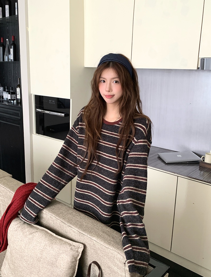 Korean style T-shirt long sleeve bottoming shirt for women