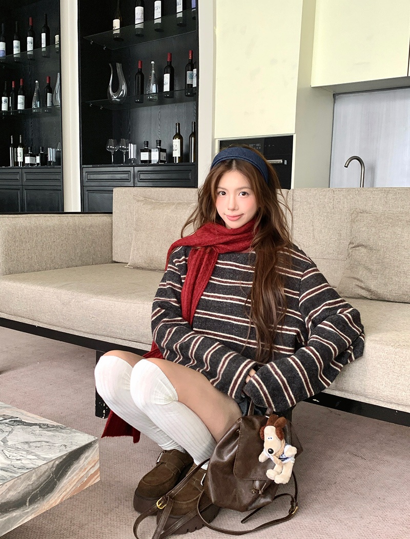 Korean style T-shirt long sleeve bottoming shirt for women