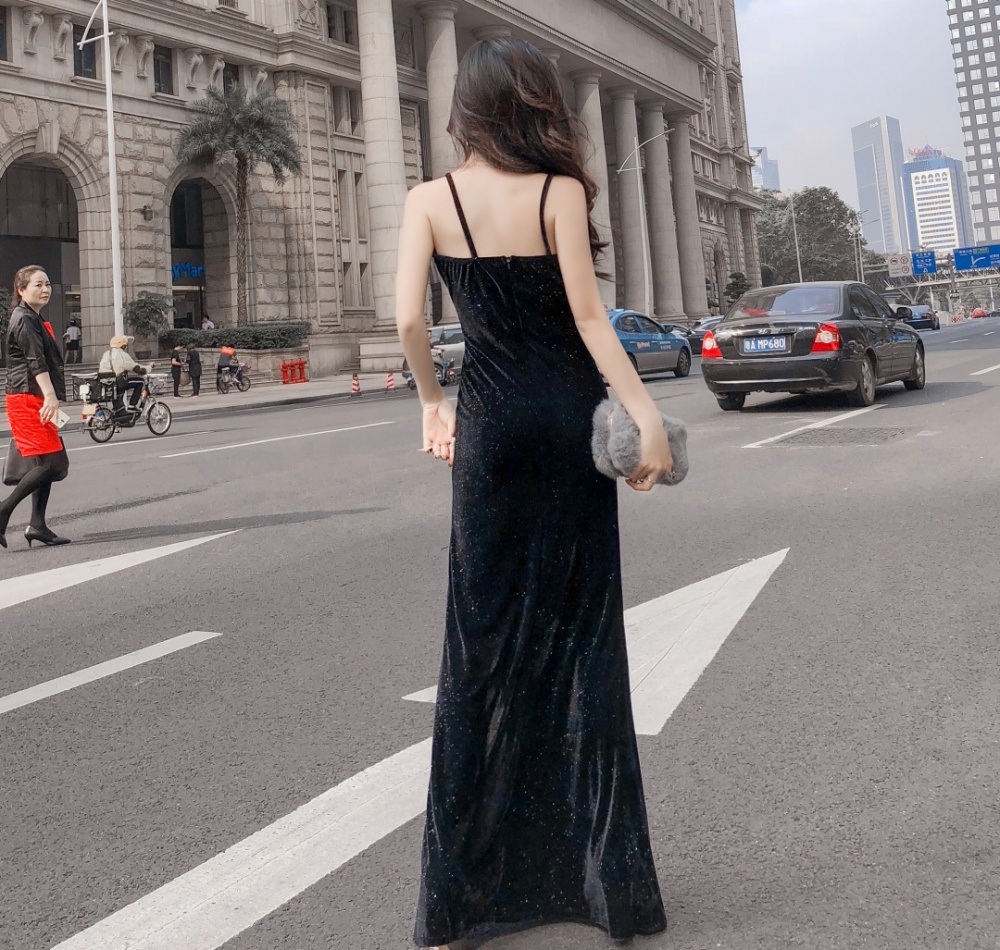 Temperament fashion annual meeting sexy evening dress