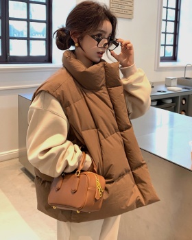 Fashionable cotton waistcoat thermal coat for women