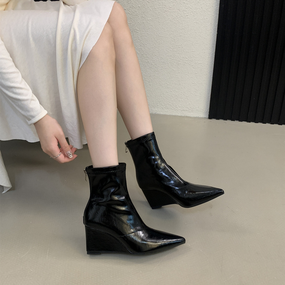 France style temperament all-match boots