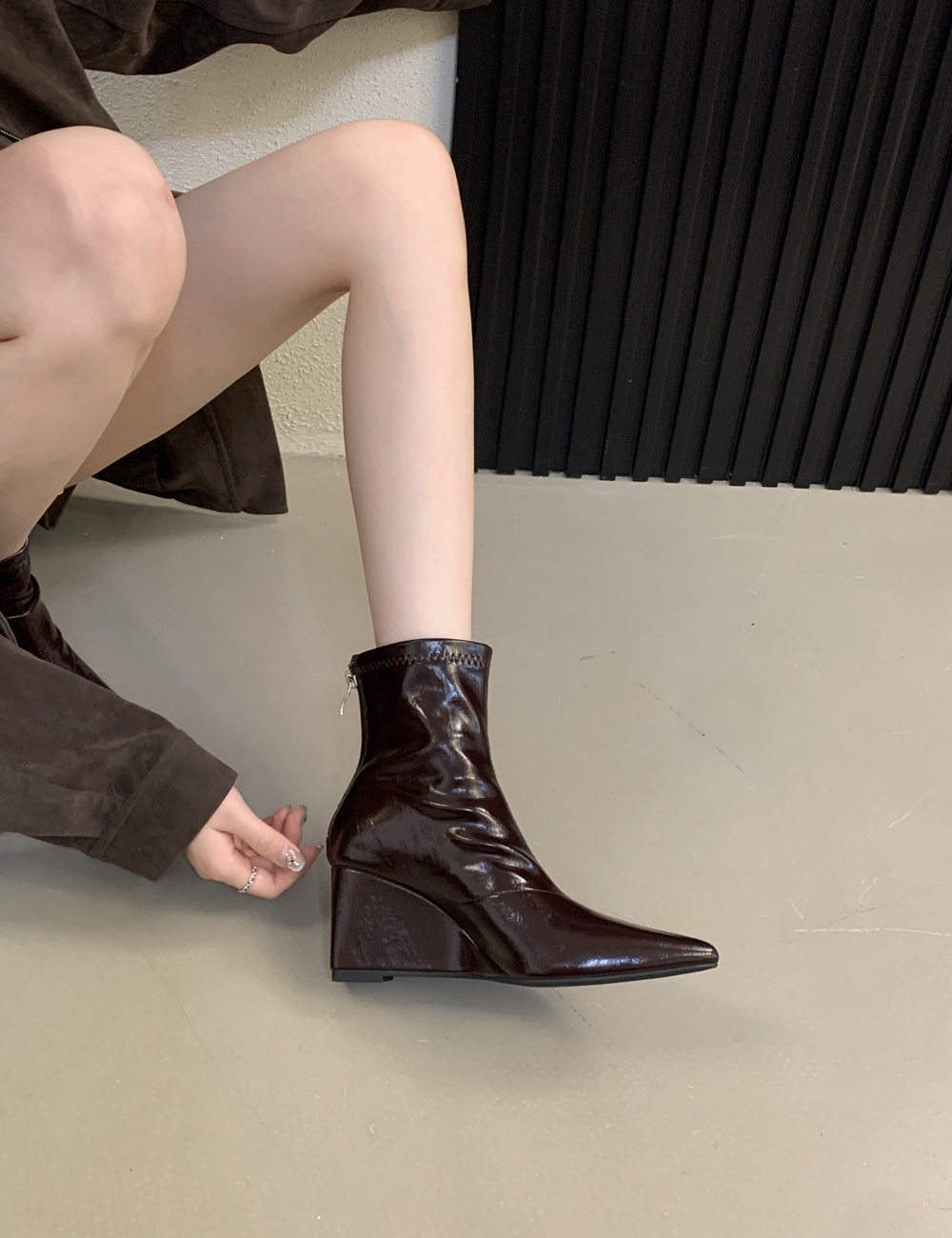 France style temperament all-match boots