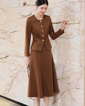 Overalls business suit profession skirt a set