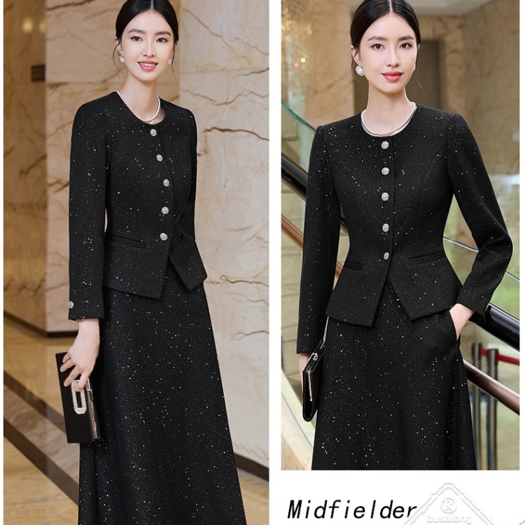 Overalls business suit profession skirt a set