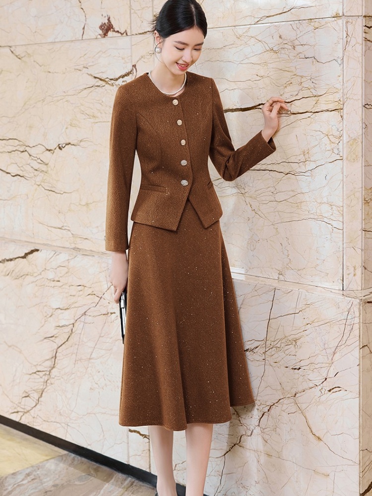 Overalls business suit profession skirt a set