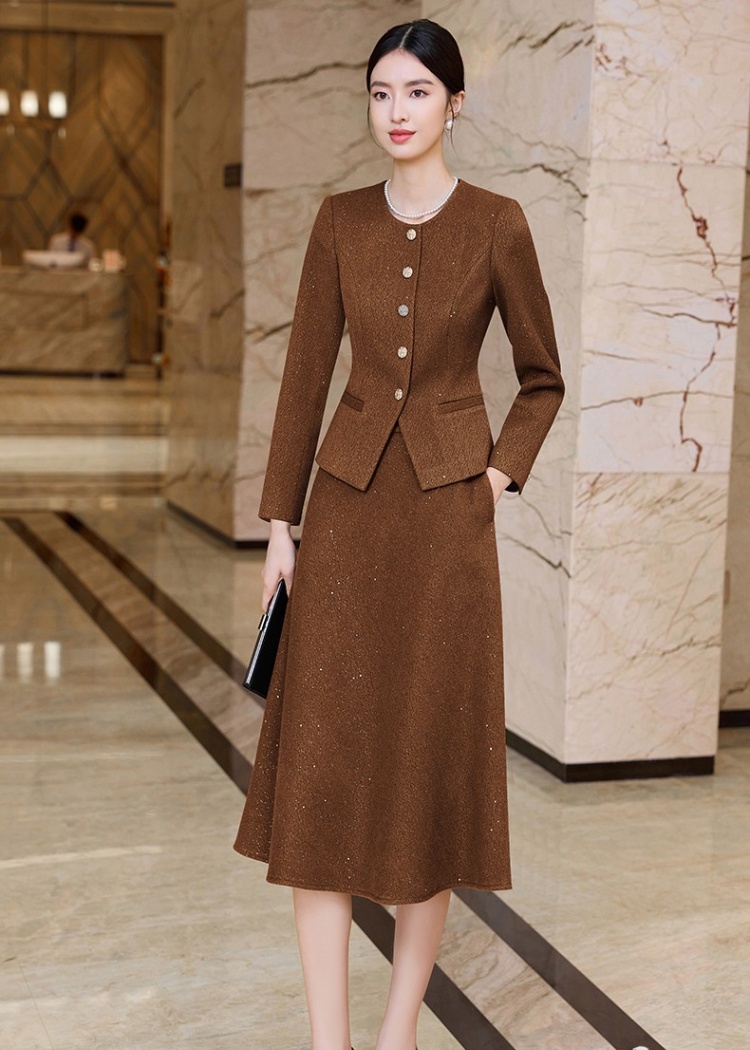 Overalls business suit profession skirt a set