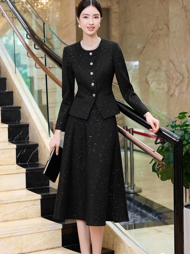 Overalls business suit profession skirt a set