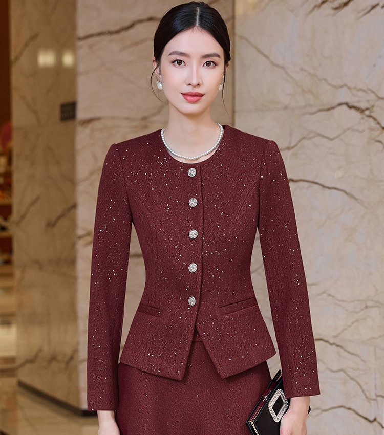 Overalls business suit profession skirt a set