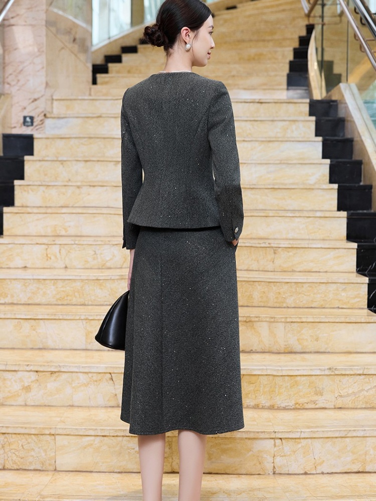 Overalls business suit profession skirt a set