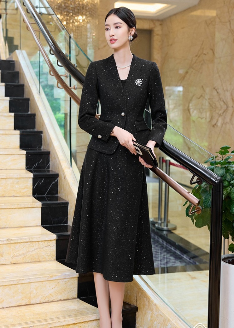 Overalls business suit coat a set for women