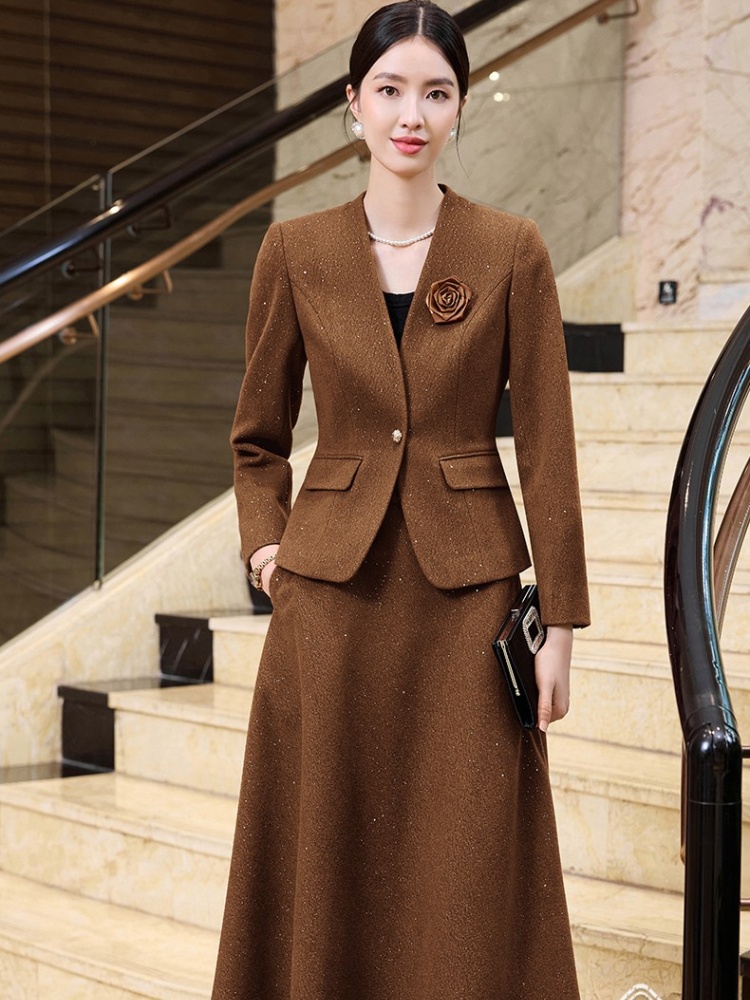 Overalls business suit coat a set for women