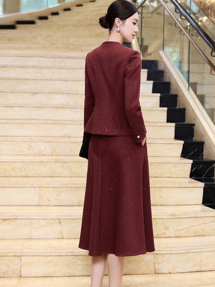 Overalls business suit coat a set for women