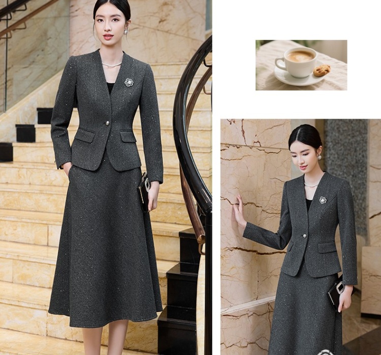 Overalls business suit coat a set for women