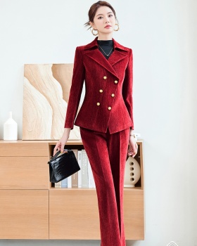 Profession coat long sleeve business suit a set for women
